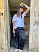 Isobel Tie-Waist Pant Black