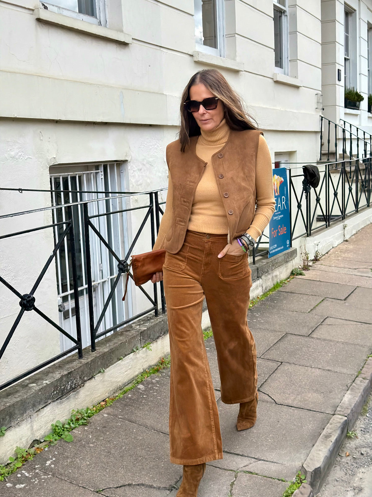 June Cord Trousers - Camel
