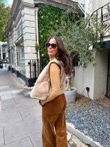 June Cord Trousers - Camel