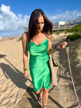 Eloise Slip Dress - Green