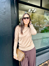 Space Light Weight Knit - Biscuit