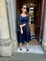 Vestido LS de abril negro