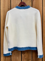 Chaqueta de punto Dune color crudo