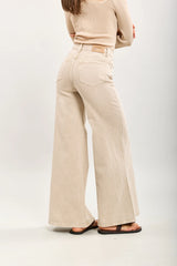 Ibiza Wide leg Jean - Stone