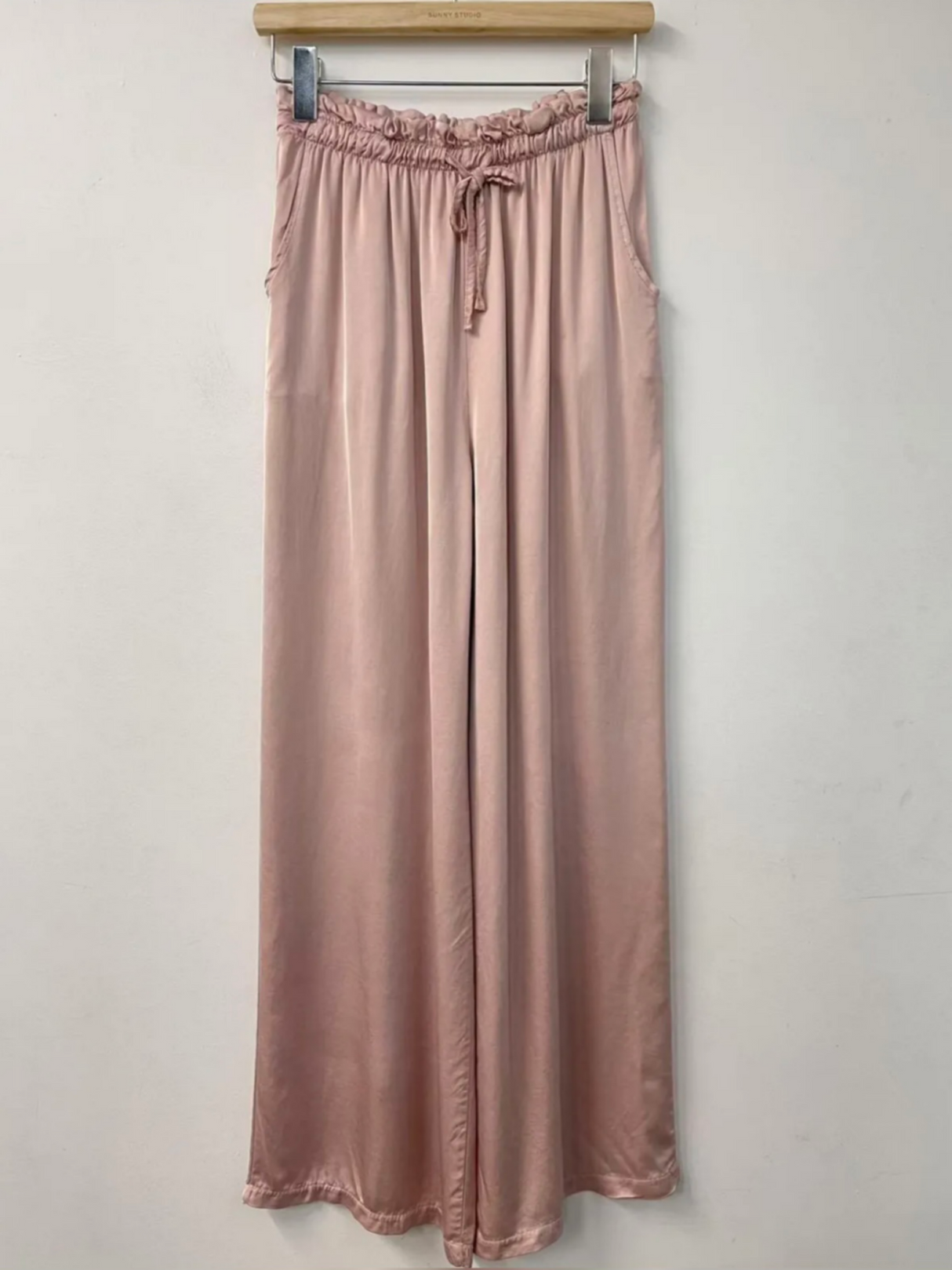 Isobel Tie-Waist Pant Powder Pink