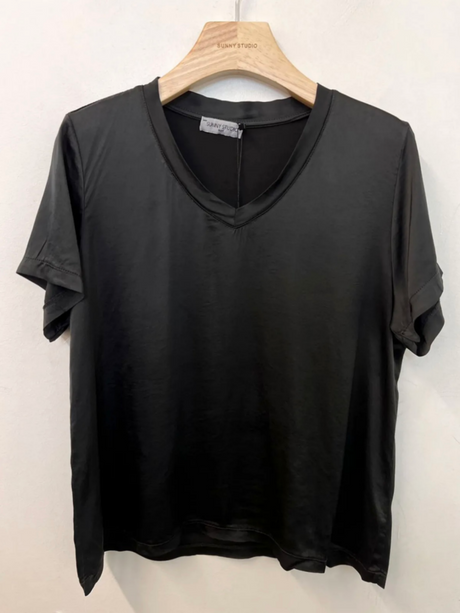 Camiseta Isobel Silk Blend Camel