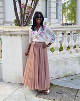 Tessa Tulle Skirt Blush
