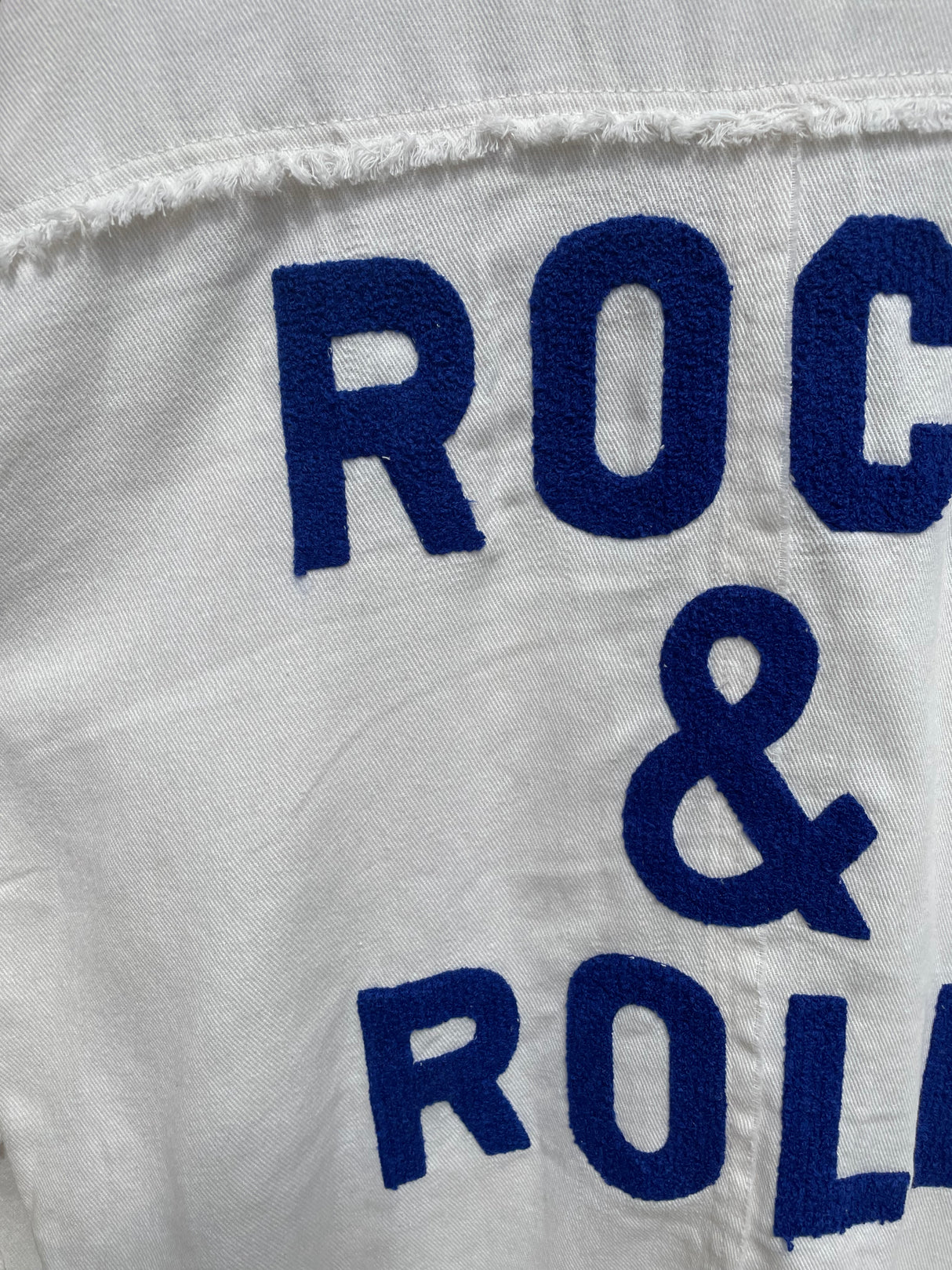 Chaqueta Rock &amp; Roll - Blanca/Azul