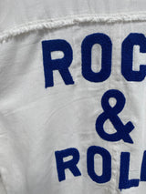 Chaqueta Rock &amp; Roll - Blanca/Azul