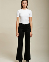 Crush Super Wide Leg Negro Negro