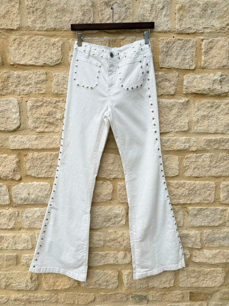 Star Pocket Bootcut Jean with Studs