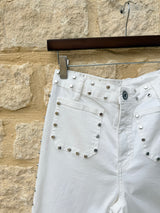 Star Pocket Bootcut Jean with Studs