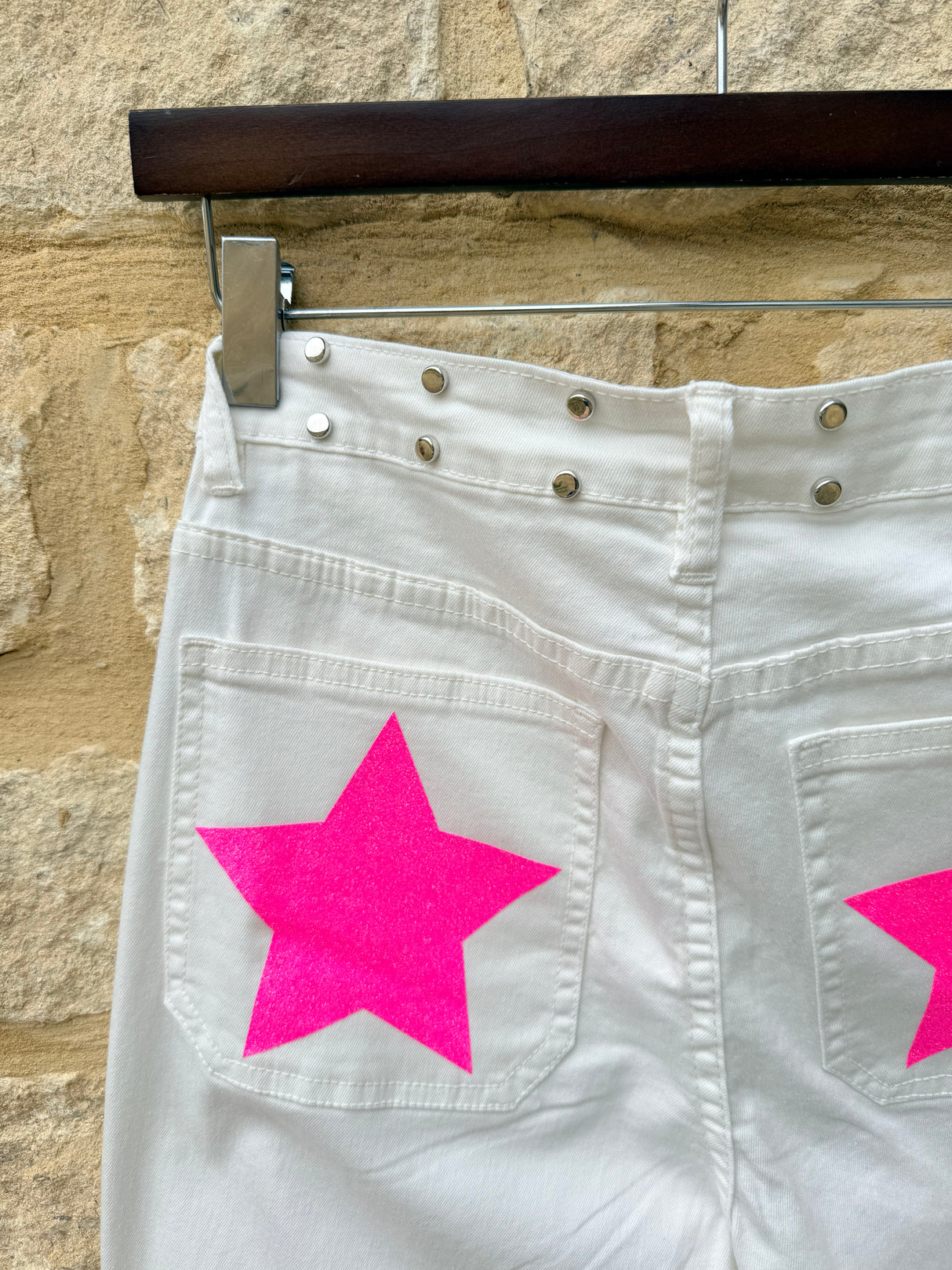 Star Pocket Bootcut Jean with Studs