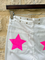 Star Pocket Bootcut Jean with Studs