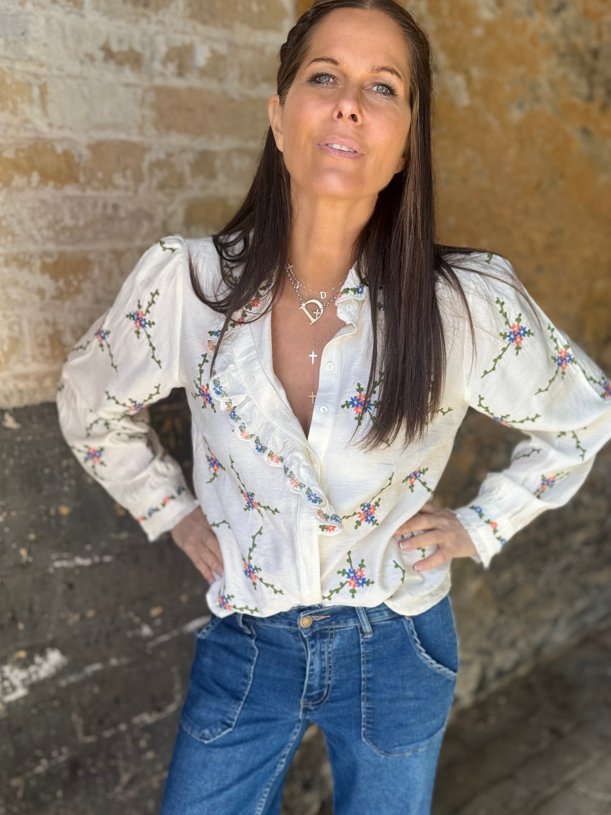 Addison Embroidered Shirt
