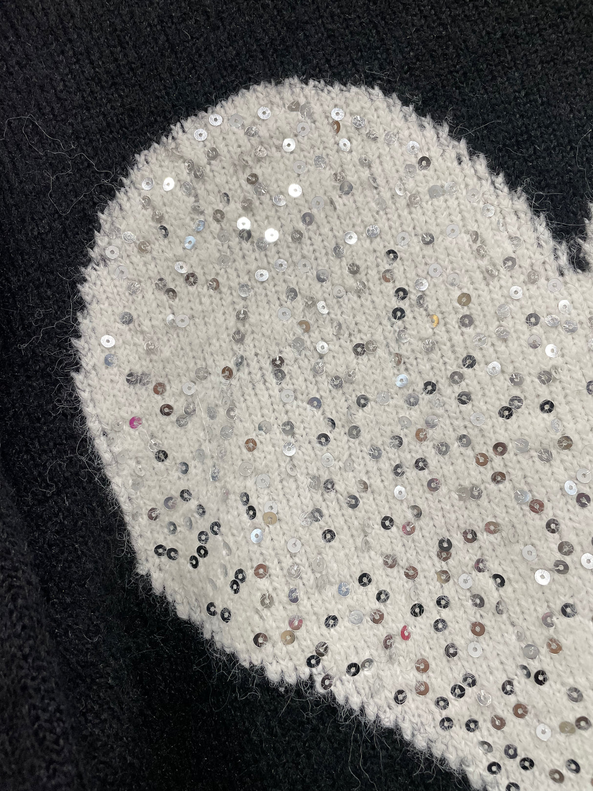 Smitten Knit Negro/Crudo