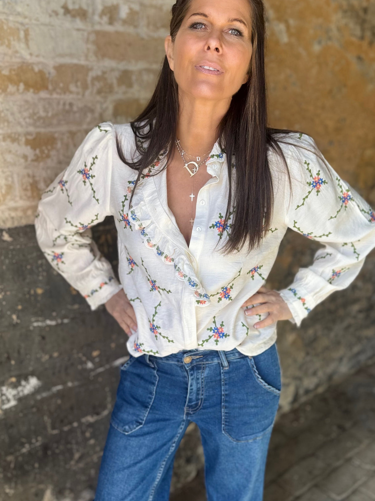 Addison Embroidered Shirt
