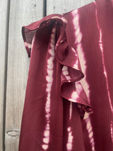 Blusa estampada con efecto tie dye de Ashleigh - Burdeos