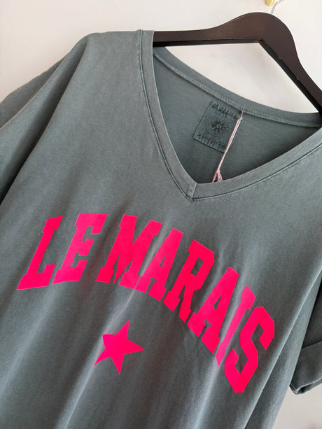 Le Marais Logo Tee - Khaki
