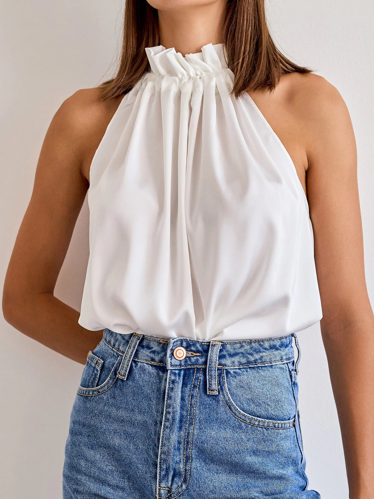 Bella B Top Blanco