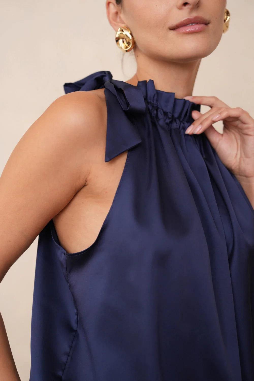 Bella B Top Navy
