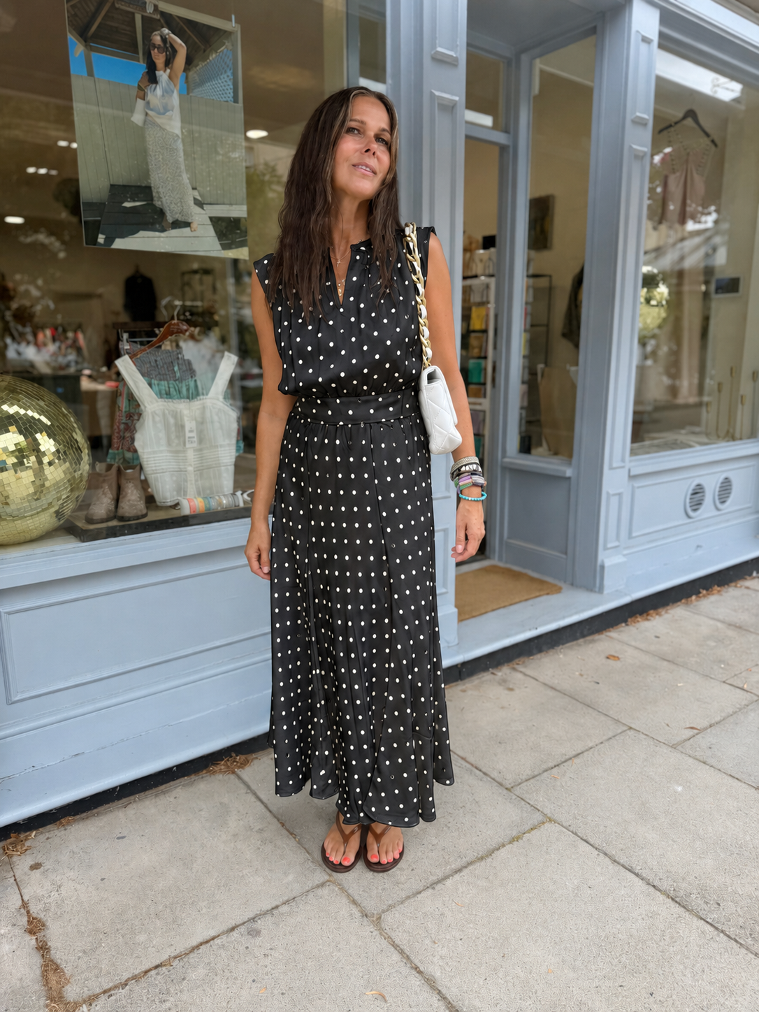 Lydia Polka Dot - Skirt Black