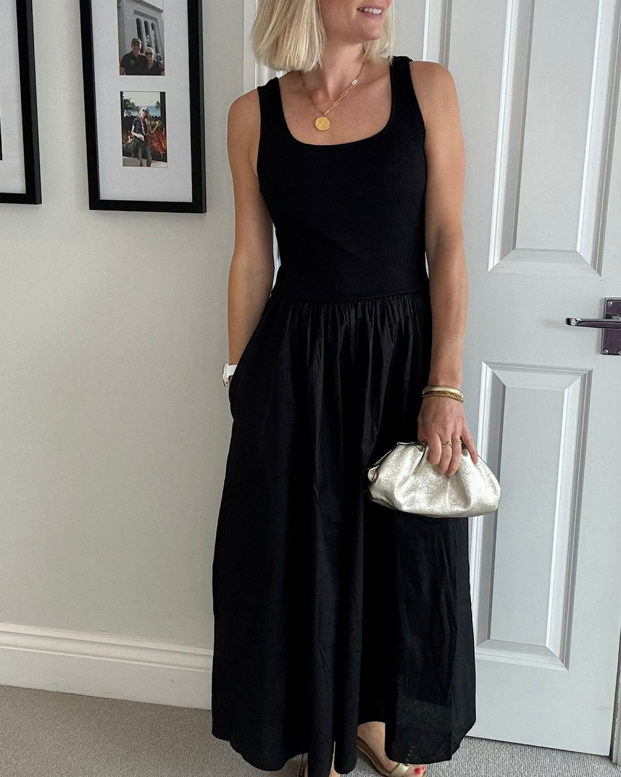 Vestido de abril negro