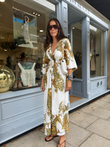 Jungle Printed Maxi Dress