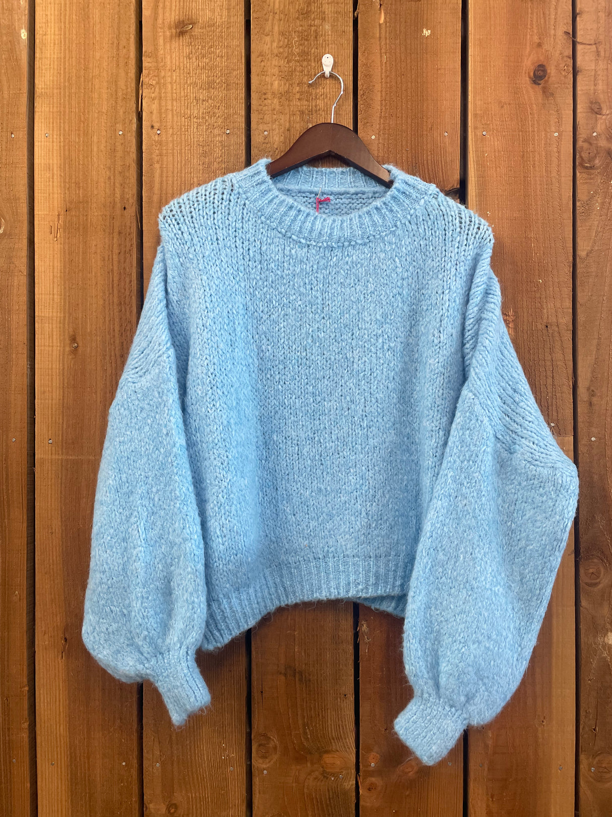 Jersey de punto de manga ancha Arlo - Aqua