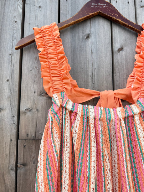 Vestido largo Valley - Mandarina