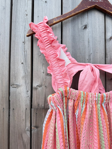 Vestido largo Valley - Caramelo rosa