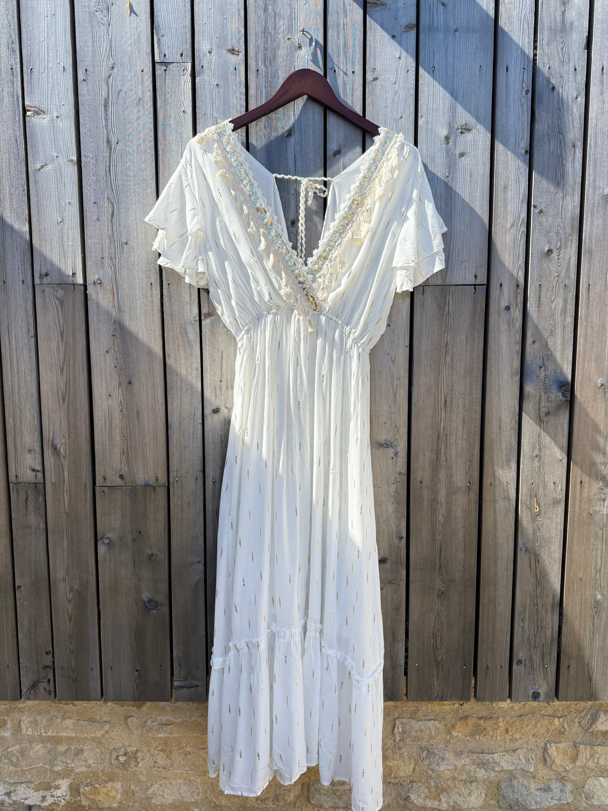 Juniper Maxi Dress - Ecru