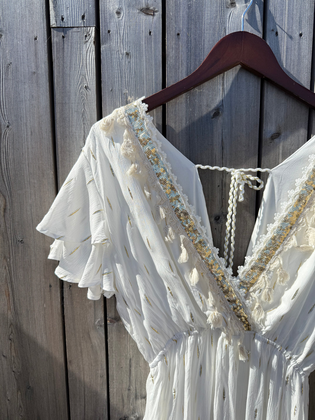Juniper Maxi Dress - Ecru