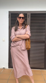 Jessie Skirt - Dusky Pink