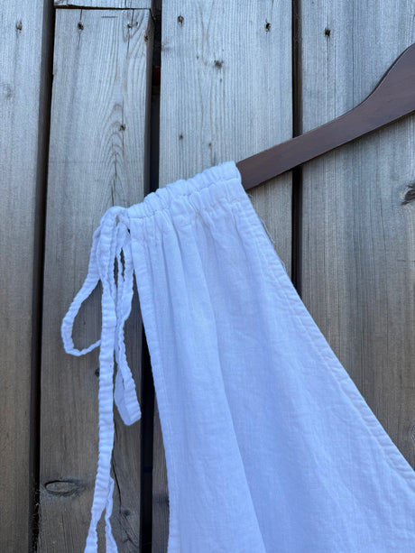 Zahra Cut Out Maxi - White