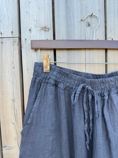 Essential Linen Trouser - Navy