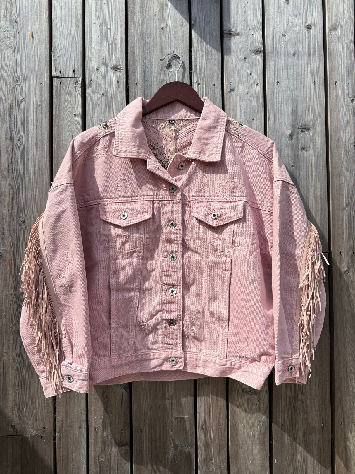 Dallas Denim Jacket - Rose