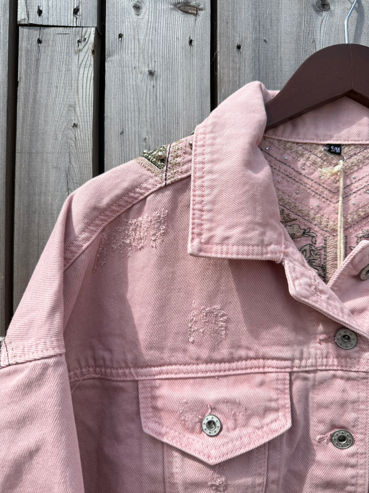 Dallas Denim Jacket - Rose