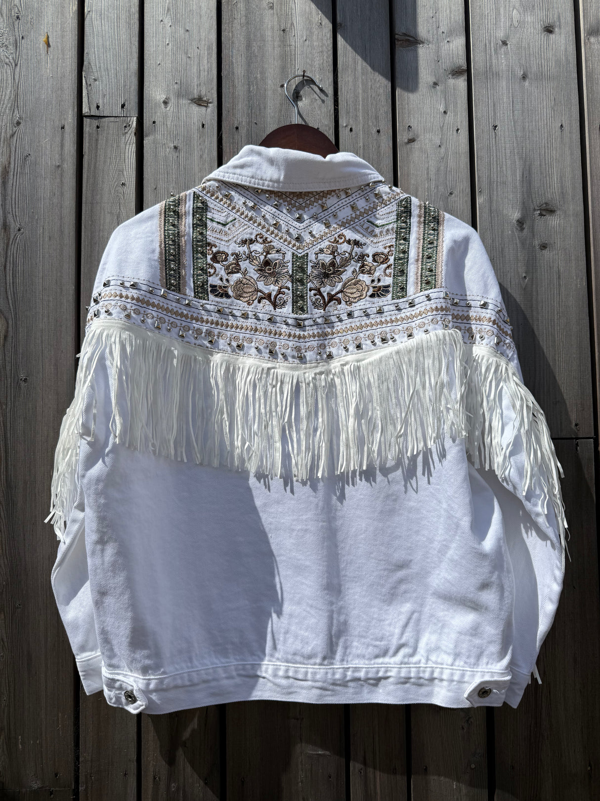 Dallas Denim Jacket - White
