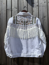 Dallas Denim Jacket - White