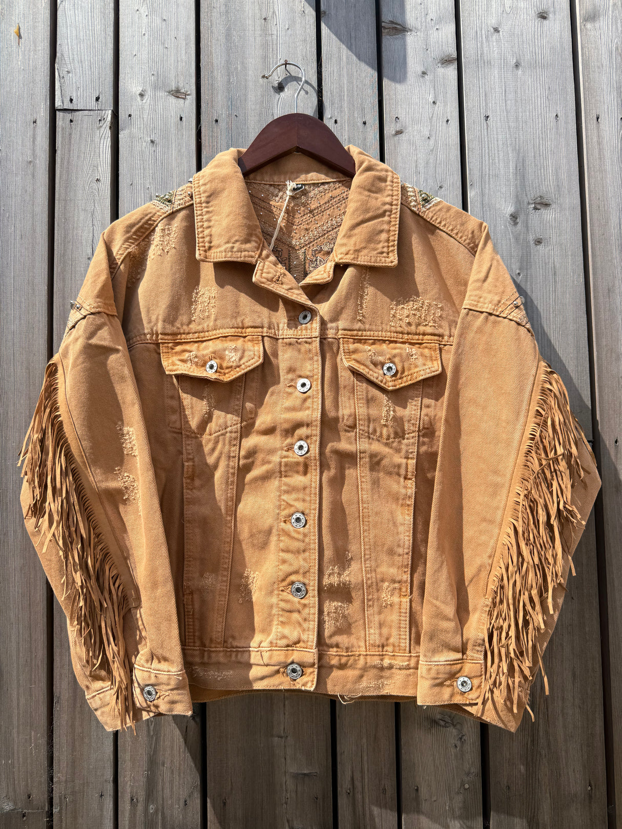 Dallas Denim Jacket - Tan