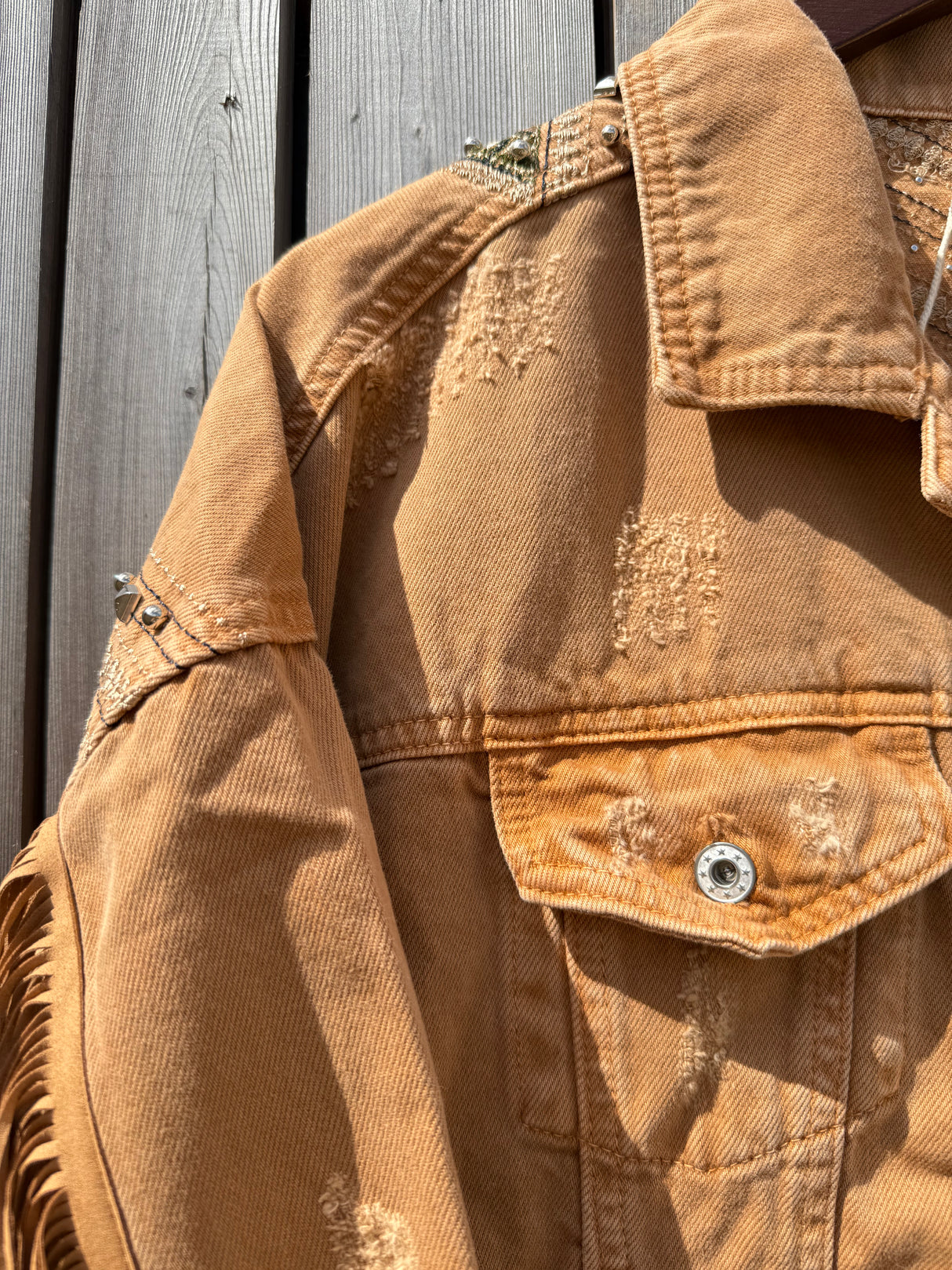 Dallas Denim Jacket - Tan