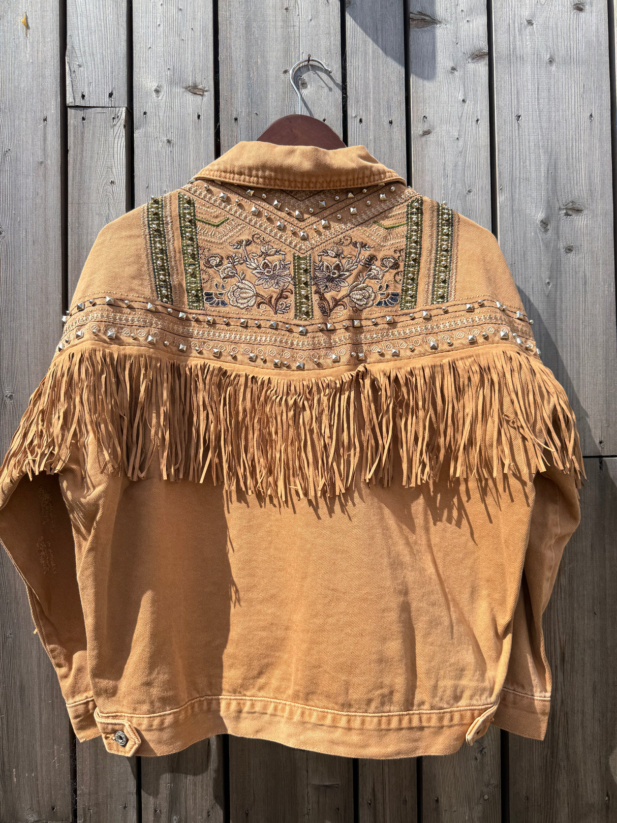 Dallas Denim Jacket - Tan