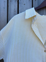 Slim Stripe Essential Shirt - Butter Yellow