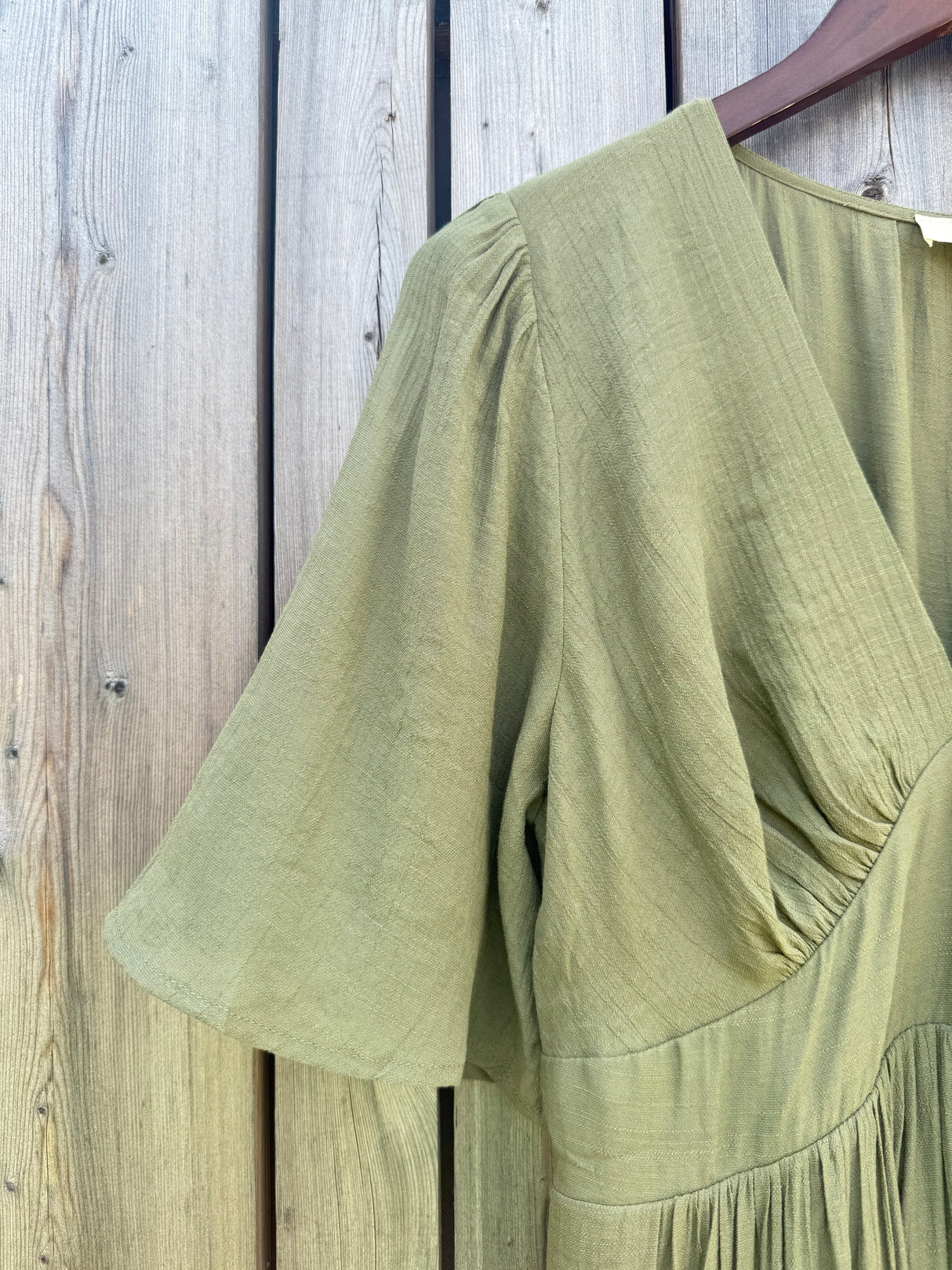 Solene Dress - Khaki