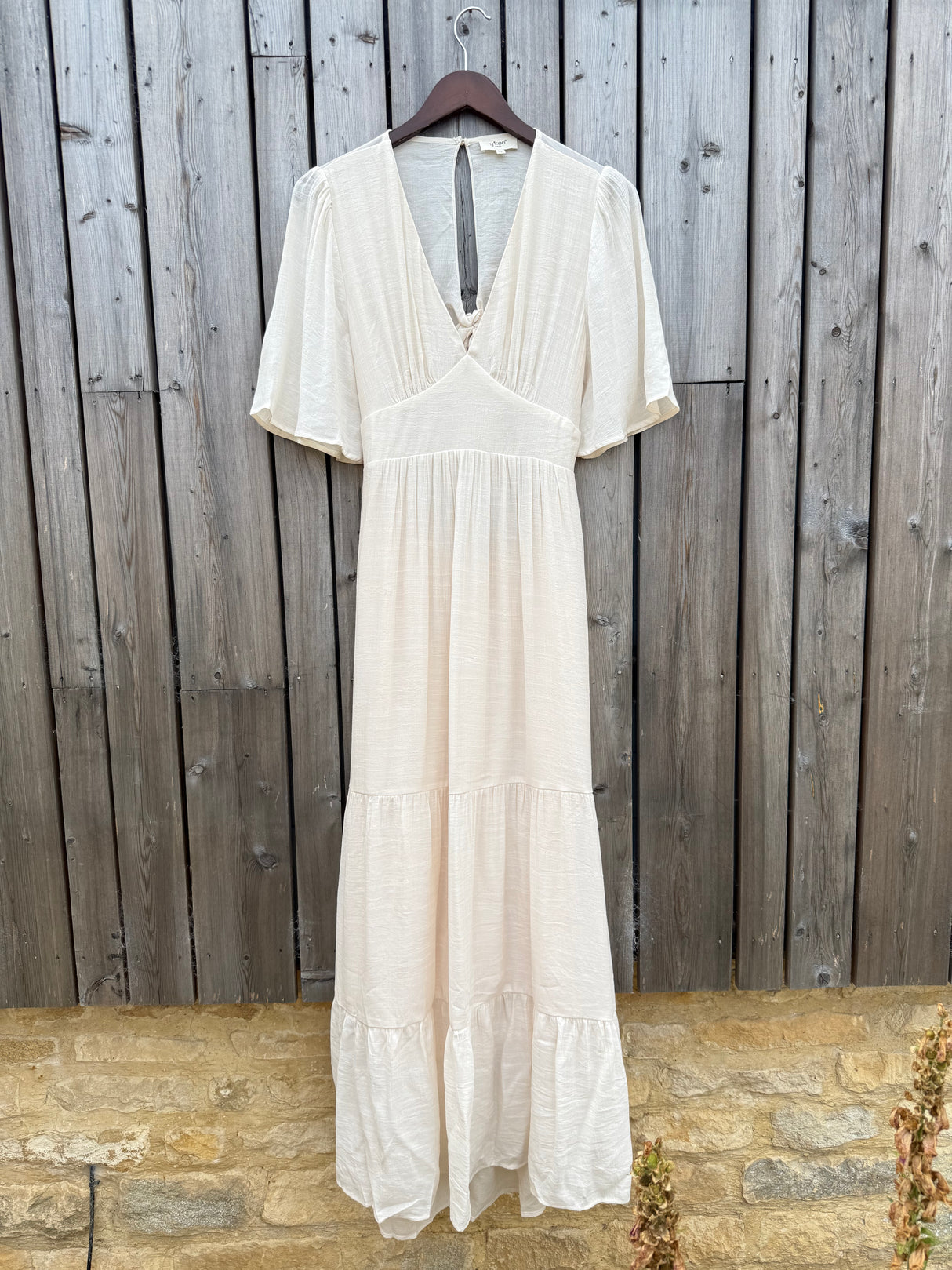 Romy Tie Back Dress - Neutral