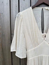 Romy Tie Back Dress - Neutral