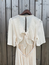 Romy Tie Back Dress - Neutral