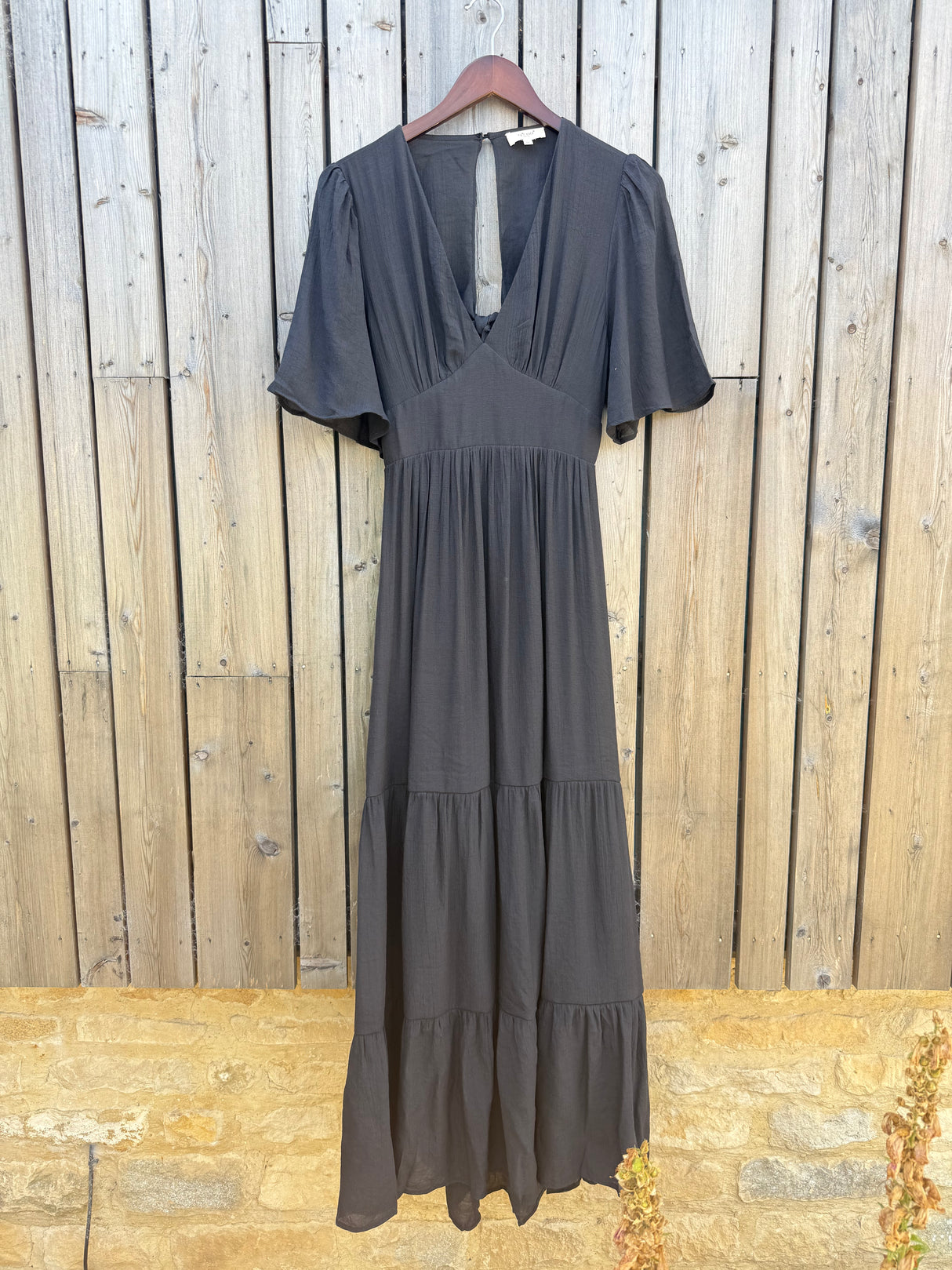 Romy Tie Back Dress - Black