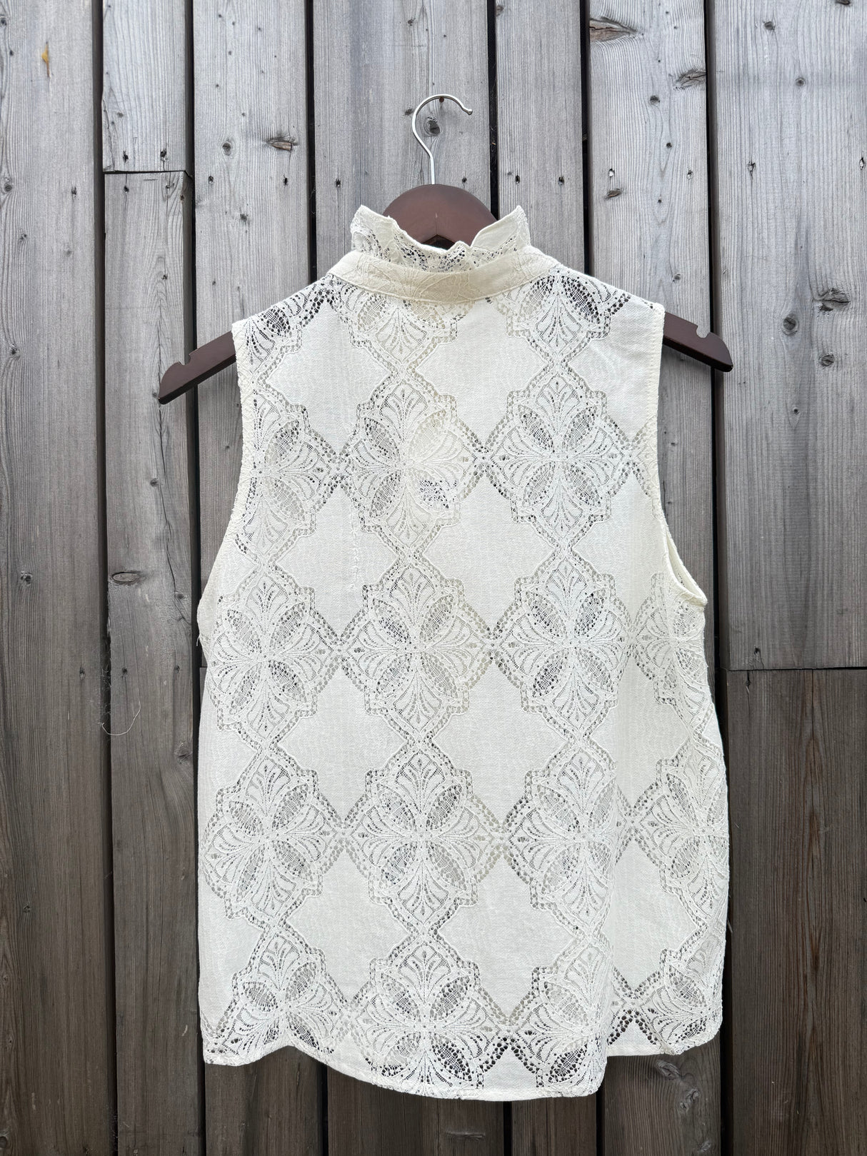 Agnes Crochet Top - Ivory